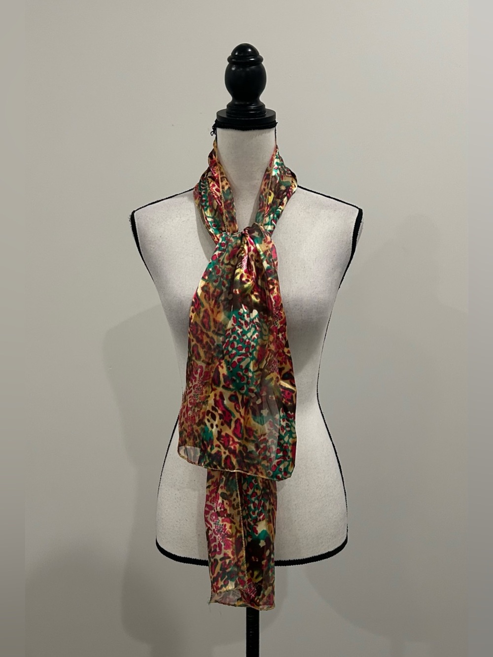 Multicolored & Patterned Scarf